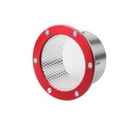 Tubo Presa D'aria Aspirazione 76 Millimetri Turbocompressore Cartuccia Aspirazione Aria Copertura Filtro Dell'aria Compressore Cappa Aspirazione Carro Auto Kit Filtro Esportivo(Rosso)
