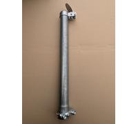 Tubo prolunga 50cm scarico diametro 60 con parapioggia marmitta trattore muletto