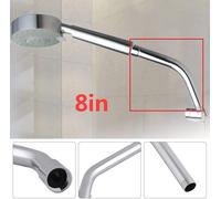 Tubo Prolunga Tubo Flessibile Bagno Cromo Lucido G1/2" Alta Qualit