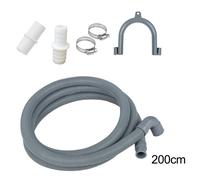 Tubo prolunga tubo scarico per lavatrice plastica 150 cm 200 cm 300 cm