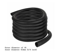 Tubo Protettivo 30M/98FT Colore Nero Manicotto Tubo Filo Spaccato Alta Qualità