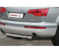 Tubo protezione posteriore inox lucido 60mm Audi Q7 dal 2006