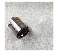 Tubo Punta Scarico Auto Tailpipe One Piece Single Car Accessori Modifica Modifica Glossy Black Acciaio Inox Acciaio Acciaio Silenziatore Suggerimenti Per Tubi(In 67mm Out 105mm)