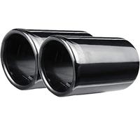 Tubo Punta Scarico Per E90 E92 32 5i 328i 2006-2010 Auto Tailpipe 1 paio Titanio Black System System Sistema di scarico Silenziatore Tubo di scarico