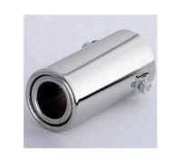 Tubo Punta Silenziatore Scarico Punta Scarico Argento Per Diametro 50 Mm In Acciaio Inossidabile Per Auto Punta Del Tubo Scarico Cromata Silenziatore Rivestimento Del Tubo Scarico(SR1)