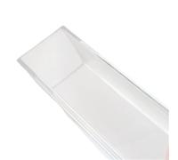 Tubo quadrato cavo trasparente in acrilico, tubo quadrato in PMMA, lunghezza 240 mm/490 mm for fai da te, 1 pezz0(240MMX60X60X3MM)