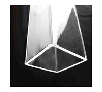 Tubo quadrato in acrilico PMMA da 250 mm, tubo trasparente for acquario for raccordi di sistemi di raffreddamento ad acqua, 10x10x1 mm-200x200x4 mm, 1 pz(40x40x3mm)