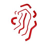 Tubo Radiatore Compatibile Con Fiat Per Abarth 595 500 695 Tutte Le Versioni Tubi Refrigeranti Per Radiatore Acqua In Silicone Kit Di Ricambi Tubi Intercooler 8 Pezzi(Red)