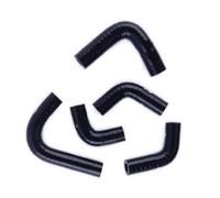 Tubo Radiatore Compatibile Con Subaru Per WRX 2006 2007 Per STi 2002 2003 Per Forester XT 2002 2003 2004 2005 Kit Tubo Flessibile Per Radiatore Refrigerante Pompa Acqua(Black)