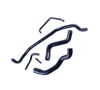 Tubo raffreddamento Compatibile Con Alfa Per Romeo Per Mito QV Tubi Flessibili Silicone Per Radiatore Motore Kit Componenti Tubazioni Liquido Raffreddamento Dell'intercooler(Black)
