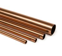 TUBO RAME IN ASTA DA 2,5 METRI DIAMETRO SPESSORE 1mm DA 12 A 54mm HALCOR