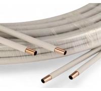 TUBO RAME RIVESTITO PVC SANITARIO DA 12 A 22mm HALCOR ROTOLI 50 METRI