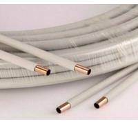 TUBO RAME RIVESTITO PVC SANITARIO DA 12 A 22mm HALCOR ROTOLI 50 METRI