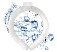 Tubo refrigerante riutilizzabile, indossabile, per calore estivo, raffreddamento a 28 °C, sollievo vampate, febbre, fascia intelligente per collo