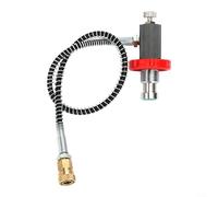 Tubo regolatore di riempimento ad alta pressione per immersioni subacquee 6000 PSI 40 Mpa con adattatore DIN G5/8 Tubo in acciaio inossidabile per ricarica serbatoio SCUBA e attività subacquee
