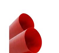 Tubo riduttore in silicone for alte temperature, connettore for condotto flessibile da 2 cm a 30 cm, for scarico ventilatore e giunto meccanico(Red,ID 13.5cm)
