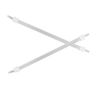 Tubo Riscaldante Elettrico 23cm Bianco, 2 Pezzi, Ceramico | Quarzo, Calore Radiante e Rapido Aumento Termico, per Tecnici, Patio Heaters e Ambienti Chiusi