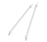 Tubo Riscaldatore Elettrico di Ricambio 2 Pezzi in Quarzo | Lampada Calore Esterno, Resistenza Alta Temperatura, Riscaldamento Uniforme, Bianco Ceramico per Patio