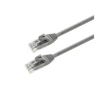 Tubo RJ45 Cat.6A UTP Grigio 2.0M, Alta velocità di trasmissione, ideale per connessioni di rete in ambienti domestici e aziendali.