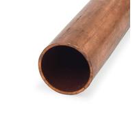 Tubo rotondo di rame 101-H04, ASTM F68, 1-3/4" OD, 1" ID, 3/8" parete, 36" lunghezza