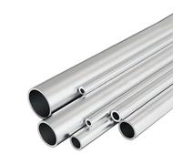 Tubo Rotondo in Alluminio, Tubo Diritto Cavo Senza Saldatura in Alluminio, Lungo 1 Metro Per Industria, Fai Da Te, Arredamento, Decorazione (9 * 6 * 1.5mm)