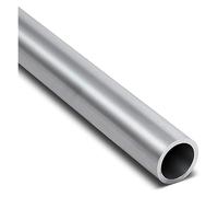 Tubo rotondo in alluminio, tubo metallico, Spessore della parete del tubo in alluminio 1,5 mm, lunghezza 500 mm, tubo tondo in alluminio 6063 adatto for modelli di artigianato fai da te(OD: 38mm)