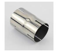 Tubo Scappamento Silenziatore Per Tubo Scarico Per Auto Riduttore Standard Giunto Per Gola Coda Tubo Dritto OD 54/57/60/63/66/73/79mm Acciaio Inossidabile Terminali Scarico(OD 54-60mm)
