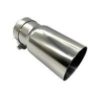 Tubo Scarico 1 Tubo Terminale Di Scarico Universale In Acciaio Inossidabile Per Auto, Terminale Singolo Dritto Per Marmitta(ID 73mm-OD 114mm)