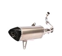 Tubo scarico antiurto per codamoto Accessori Per Motociclette, Silenziatore Per Tubo Di Scarico A Manicotto Scorrevole, Adatto Per Ugello Di Scarico Aria 250/300/400, Riduzione Del Rumore(Type A2)