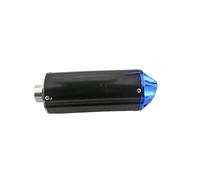 Tubo scarico antiurto percodamoto adattatore Tubo Di Scarico Marmitta Per CRF XR KLX SSR Thumpstar Lifan 50cc 110cc 125cc 140cc Pit Dirt Bike ATV Quad Tubo Di Scarico(Black blue)