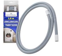 Tubo Scarico Asciugatrice 1,6 m con Codice Originale 2951260100 per Beko per Arcelik 768973259 per Smeg - Garanzia di 10 Anni - MONTERAL