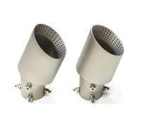Tubo Scarico Auto 1 pezzo. Accessori Per Auto, Terminale Di Scarico Da 89 Mm, 101 Mm, 114 Mm, In Acciaio Inox, Puntale Universale Per Marmitta, Tubo Di Scarico Curvo.(IN60MM OUT114MM)