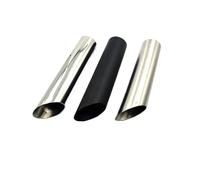 Tubo Scarico Auto 1 Pezzo Da 76 Mm,Terminali Di Scarico, Terminali Di Scarico Per Benz Classe G W463 W463 Classe G G500 G55 G63 B-Style(Brushed-Left side)