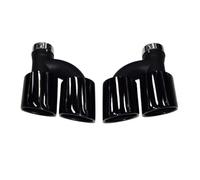 Tubo Scarico Auto 2 Pezzi/set Doppio Tubo Scarico Posteriore Auto In Acciaio Inox, Punta Marmitta Nera, Ugello 60 Mm Per A4 Per A5 Per A6 Per A7 Fino A S4 S5 S6 S7(Marrone)