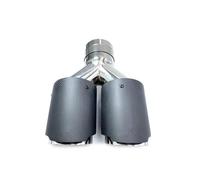 Tubo Scarico Auto Accessori Per Silenziatori Per Auto Universali Doppi In Acciaio Inossidabile Per Tubo Di Scarico Per Da 1 Pezzo punta silenziatore auto(ID 48mm-OD 114mm)