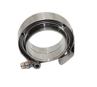 Tubo Scarico Auto Kit Morsetto A V Maschio Femmina Morsetto A Fascia V Per Tubo Di Scarico Turbo In Acciaio Inossidabile 304 A Sgancio Rapido Marmitta (Misurare : 2.36 inch 60MM)