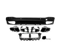 Tubo Scarico Auto Per Benz X167 2019+ GLS63 AMG Style Diffusore Posteriore Nero Con Terminali Di Scarico Scarico Silenziatore