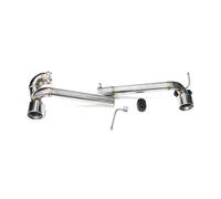 Tubo Scarico Auto Per BMW F20 Serie 1 118i 2013-2016 Terminale Di Scarico Sportivo In Acciaio Inox Per Auto, 1 Set Di Terminali Di Scarico Doppi Scarico Silenziatore(120i M Sport Silver)