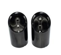 Tubo Scarico Auto Per BMW G20 G21 Serie 3 Terminale Di Scarico 320d 330i 330e Copertura Marmitta In Acciaio Inox Ugello Nero Sulla Punta Del Tubo Di Scarico(1 paio)