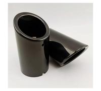 Tubo Scarico Auto Per BMW Per GT535i 630d 640i Terminale Scarico Marmitta Terminale Di Scarico Coperchio Protezione Parti Decorative Terminali Scarico Scarico Silenziatore(BLACK 1PAIR)