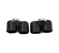 Tubo Scarico Auto Per BMW Serie 3 G20 G21 Terminale Di Scarico 330i 330e 330d 320i 320d Marmitta Modifica Ugello In Fibra Di Carbonio Collettore Di Scarico Scarico Silenziatore(Glossy Carbon Fiber)