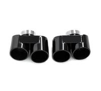 Tubo Scarico Auto Per BMW Serie 3 G20 G21 Terminale Di Scarico 330i 330e 330d 320i 320d Marmitta Modifica Ugello In Fibra Di Carbonio Collettore Di Scarico Scarico Silenziatore(Nero)