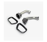 Tubo Scarico Auto Per BMW X5 E70 2008-2013 1 Paio Terminali Scarico In Acciaio Inossidabile 304 Per Marmitta Terminale Scarico Per Auto Turbocompressore(Nero)