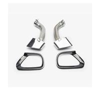 Tubo Scarico Auto Per BMW X5 E70 2008-2013 1 Paio Terminali Scarico In Acciaio Inossidabile 304 Per Marmitta Terminale Scarico Per Auto Turbocompressore(Argento)