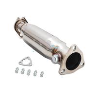 Tubo Scarico Auto Per Civic CX DX SI 1988-2000 Collettore Di Scarico Da Corsa In Acciaio Inossidabile Con Tubo Di Prova Da 2,5 Pollici Regolabile A 4 Vie Scarico Silenziatore