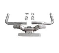 Tubo Scarico Auto Per Civic FC 2019 Modificato SI Paraurti Marmitta Terminale Di Scarico Ugello 304 Acciaio Inox Terminale Di Scarico Auto