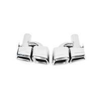 Tubo Scarico Auto Per Mercedes Per Benz W212 W207 W204 1 Paio Di Tubi Di Scarico In Acciaio Inossidabile Modello H/modello Y Accessori Per Auto Turbocompressore(H ModelSilver)
