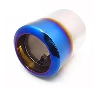 Tubo Scarico Auto Punta Del Silenziatore Di Scarico Auto Tubo Rotondo Acciaio Inossidabile Copertura Per Mazda CX30 CX-30 2020-2022(Blue 1Pcs)