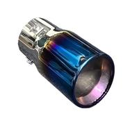 Tubo Scarico Auto Terminale Di Scarico Per Auto Adatto Per Dodge Regolabile In Più Direzioni Modifica Del Tubo Con Punta In Acciaio Inossidabile punta silenziatore auto(Blu)