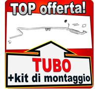 Tubo scarico centrale per MAZDA 2 1.25 1.4 16V 2003-2007